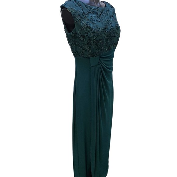 *Connected Apparel Green Sleeveless Dress Size 10 - Picture 2 of 5